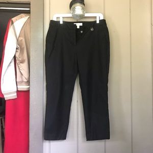 Micheal Kors Black Capri Trouser